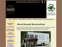 Tablet Screenshot of kasnakrestorations.com